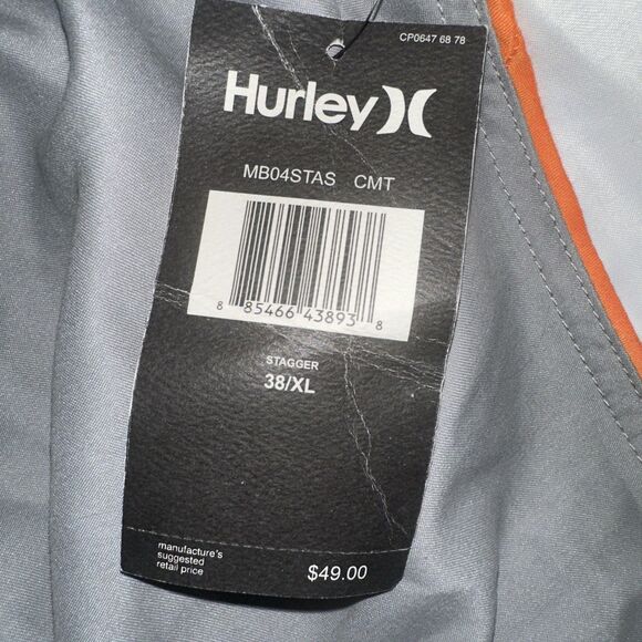 Hurley Shorts Stagger Board Swim Size XL Men's - Picture 4 of 7